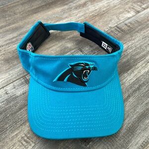New Era NFL Carolina Panthers Velcro Visor Hat